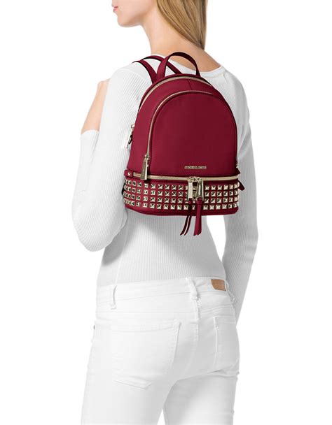 michael kors red bag price|Michael Kors backpack red.